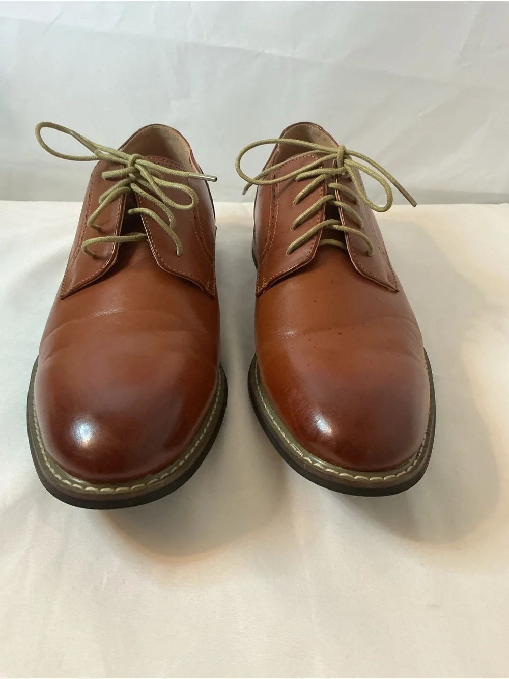 Bruno Marc PRINCE-16 Brown Oxford Derby Dress Shoes Men’s Size 11